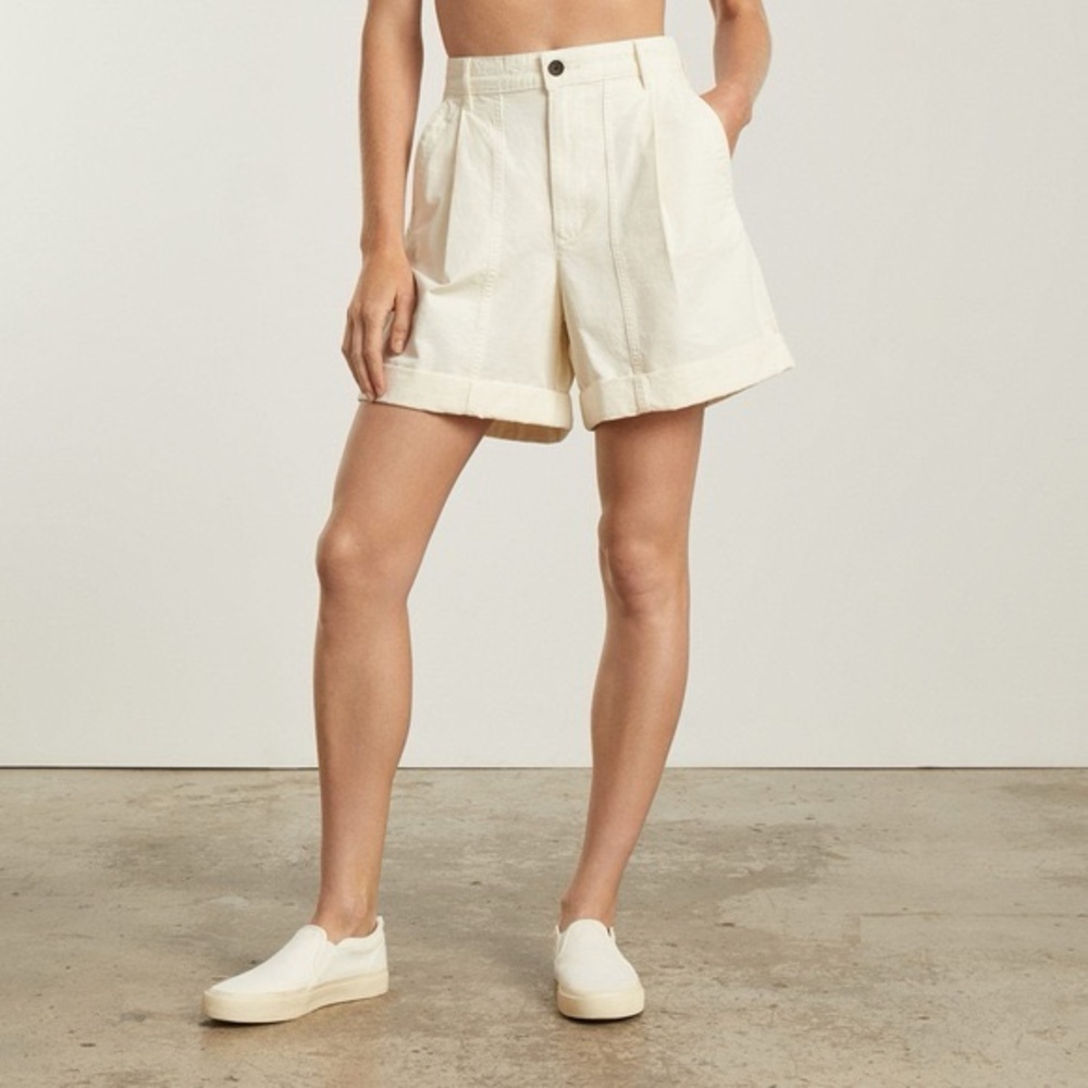Everlane Tourist Shorts Bone Cream Women's NEW Size 10